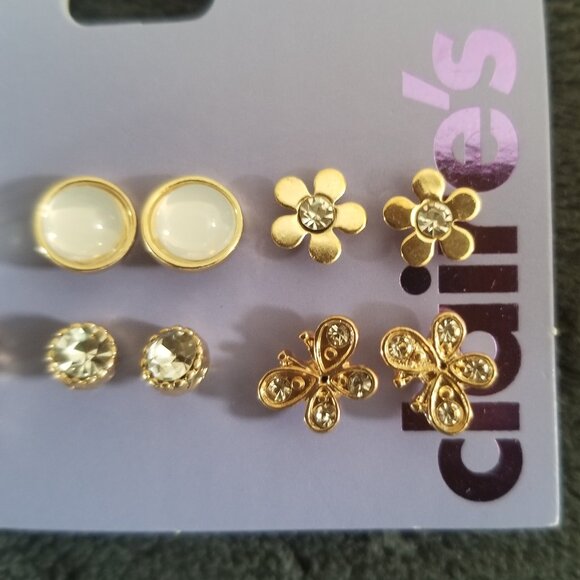Claire's Stud Earrings Set (6 pairs) - Picture 2 of 6